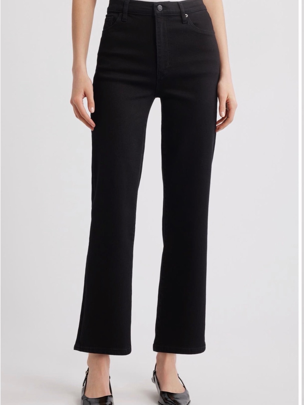 Frame Denim Women's Black Flare Jeans